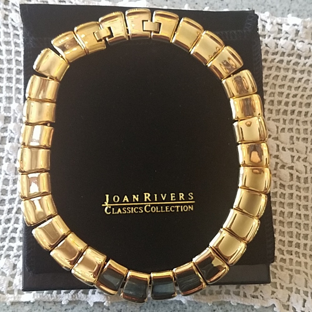 NWOT Joan Rivers Classic Collection Gold Necklace